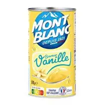 Mont blanc, Crème dessert vanille