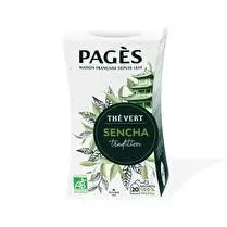 Pagès, Thé vert doux BIO x20