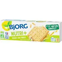 Bjorg, Biscuit p'tit nature complet BIO