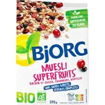 Bjorg, Muesli superfruits BIO