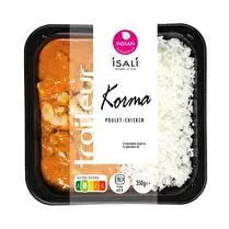 Isali, Riz basmati poulet korma