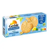 Gerblé, Sablé au citron yuzu sans sucres ajoutés
