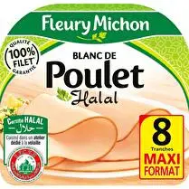 Fleury michon, Blanc de poulet Halal x8