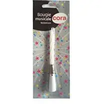 Cora, Bougie musicale blanche