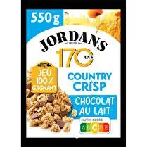 Jordans, Céréales country crisp chocolat au lait