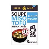 Hikari, Soupe miso tofu wakamé algues