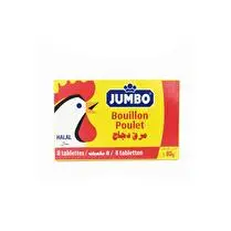 Jumbo, Bouillon Poulet - x 8 soit 80 g
