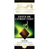 Lindt, Chocolat  noir zeste de citron vert