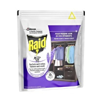 Raid, Sachets mites lavande