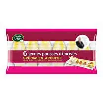Votre primeur propose, Endives jeunes pousses 6 pièces