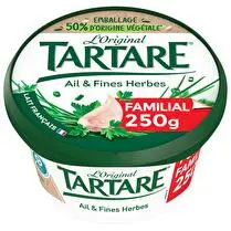 Tartare, Fromage ail & fines herbes