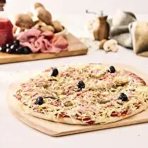 Fabriqué dans nos ateliers, Pizza jambon champignons