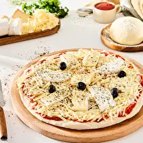 Fabriqué dans nos ateliers, Pizza quatre fromages