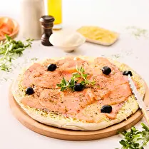 Fabriqué dans nos ateliers, Pizza saumon