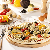 Fabriqué dans nos ateliers, Pizza végétarienne