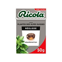 Ricola, Bonbons Suisses à la réglisse