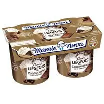 Mamie Nova, Gourmand liégeois café cappuccino coeur chocolat