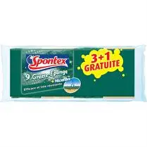 Spontex, Gratte éponge Microfibre, 3 + 1 offerte