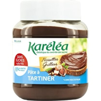 Karéléa, Pâte à tartiner sans huile de palme sans sucres ajoutés