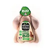 Nature de France, Poulet fermier Bio  prêt à cuire
