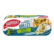 Saupiquet, Filets de maquereaux grillés aux herbes de Provence 1/4