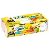 La laitière, Yaourt fruits arôme naturel panaché pot verre