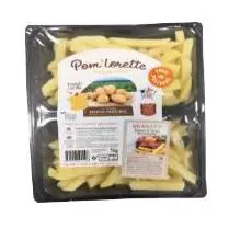 Pom'Lorette, Frites fraîches sachet 2 x 500g