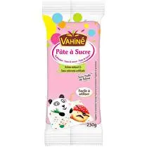 Vahiné, Pâte à sucre bleue / rose