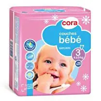 Cora, Couches Baby T3 4-9 kg