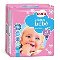 CORA Couches Baby T3 4-9 kg