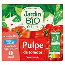 Jardin bio étic, Pulpe de tomate BIO