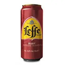 Leffe, Bière rouge boîte Ruby