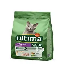 Ultima, Croquettes au poulet pour chat stérilisé adulte