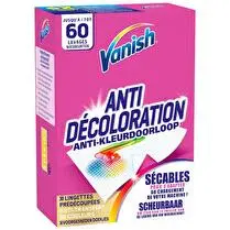 Vanish, Lingettes anti-transfert de couleurs