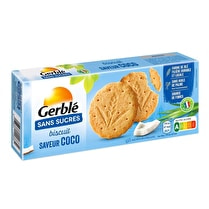 Gerblé, Biscuits Saveur coco sans sucres ajoutés