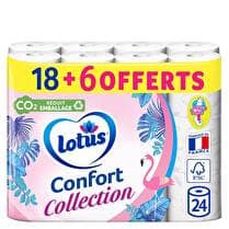 LOTUS Papier toilette 18 rouleaux + 6 offerts