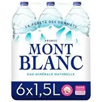 Mont blanc, Eau minérale naturelle