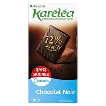 Karéléa, Chocolat noir 0% sucres