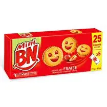 BN, Mini - Biscuit fourrés goût fraise