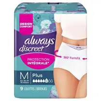 Always, Discreet culotte plus M  T36-44