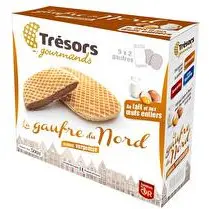 Trésors Gourmands, La gaufre du nord fourrée vergeoise 5x2