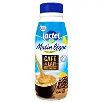 Lactel, Lait matin léger au café au lait UHT sans lactose