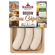 Bahier, Boudin blanc Aux Cêpes, Bahier - 3 x 125 g