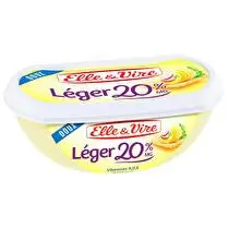Elle & Vire, Beurrier à tartiner doux & léger 20 % MG
