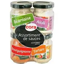 Cora, Assortiments de sauce