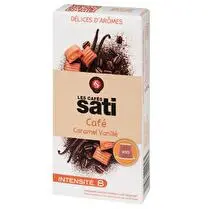 Sati, Capsules café caramel vanillé x10