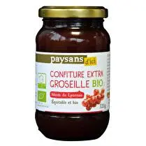 Paysans d'ici, Confiture extra de groseille BIO