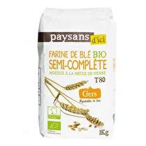 PAYSANS D'ICI Farine blé semi complète du Gers BIO