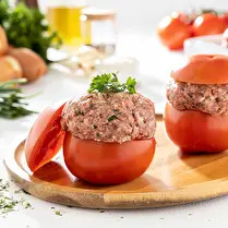 Votre boucher propose, Produit élaboré : Tomate farcie x 2