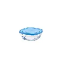 Duralex, Boîte à lunch hermétique freshbox bleu carré 11cm